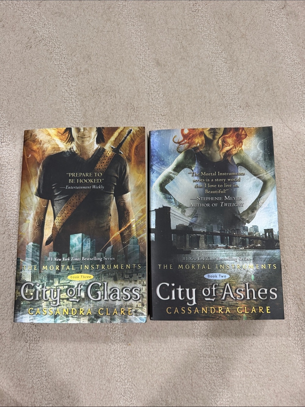 The Mortal Instruments Books 2 & 3 Original Covers